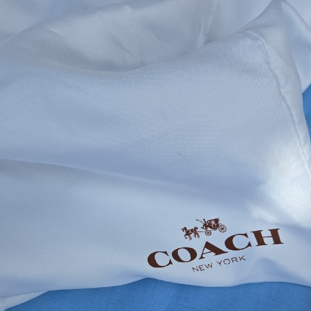 Coach Royal Blue Signature Jacquard Tote - Picture 7 of 7